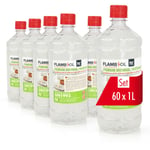 Höfer Chemie Gmbh - 60 x 1 l flambiol bioéthanol en gel en bouteilles de 1L