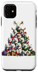 Coque pour iPhone 11 Christmas Tree Samoyed Dog Sammies