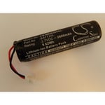 vhbw 1x Batterie compatible avec Midland ER200, ER300 radio (2600mAh, 3,7V, Li-ion) - Remplacement pour BATT20L