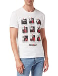 La Casa De Papel Money Heist Polaroid White Adults T-Shirt XXL White (US IMPORT)