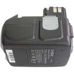 Vhbw - 1x Batterie compatible avec Hitachi ds 14DVF2, ds 14DVF3, ds 14DVB2K, ds 14DVF, dv 14DL, dv 14DMR outil électrique (3000 mAh, Li-ion, 14,4 v)