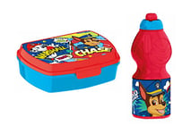 Paw Patrol La Patrulla Canina La Patrol STOR 82776 Set Bouteille Gourde Sport et Appareil à Sandwich Multicolore