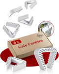 Lot De 6 Cale Fenetre-Butoirs De Fenêtre ¿ Pince À Fenêtre ¿ Protection Contre Les Serrages De Fenêtre ¿ Bloque Fenetre Ouverte-Sécurité Fiable