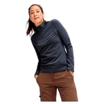 Maier Sports Denise W Fleece Med Halv Dragkedja Svart XL / Regular Kvinna