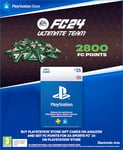 £25 PlayStation Store Gift Card for EA SPORTS FC 24 Ultimate Team 2800 FC Points UK PSN Account