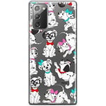 ERT GROUP mobile phone case for Samsung GALAXY NOTE 20 original and officially Licensed Disney pattern Dalmatians 006 optimally adapted to the shape of the mobile phone, partially transparent