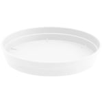 EDA - Soucoupe Ø18,5cm pour pot de fleur Toscane pop Ø25cm - Blanc