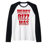 Merry Rizz Mas - Funny Gen Alpha Middle School Christmas Raglan Baseball Tee