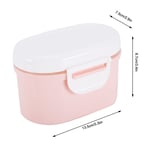 Portable Milk Powder Sealing Storage Box Microweave Freezer Safe (Pink S) UK