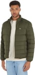 Tommy Jeans Veste Matelassée Homme Mi-Saison, Vert (Fatigue Green), XXL