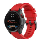Garmin Fenix 7 / Epix Gen 2 / Descent G1 silicone watch strap - Röd