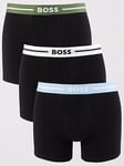 BOSS Bodywear 3 Pack Bold Boxer Briefs - Multi, Multi, Size Xl, Men