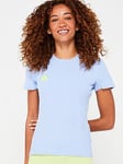 adidas Womens Running Adizero T-shirt - Blue, Blue, Size Xl, Women