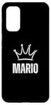 Coque pour Galaxy S20 Couronne King Mario – Prénom personnalisé anniversaire #1 gagnant
