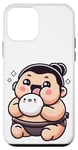 Coque pour iPhone 12 mini Kawaii Sumo Mochi Delight Adorable force rencontre douceur