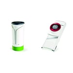 Zyliss Hand Held Vegetable Spiraliser with 4-in-1 Slicer and Grater