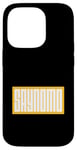 Coque pour iPhone 14 Pro University Varsity-Gold SAYNOMO (Ne dites plus rien) Varsity-Gold