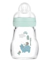 MAM - Biberon en verre 170 ml débit 1 Aqua