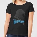 Universal Monsters The Invisible Man Greyscale Women's T-Shirt - Black - XXL - Black