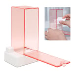 Automatic Cotton Pad Holder Pink Transparent Appearance Easy Take PC Automat LSO