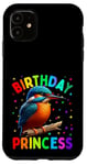 Coque pour iPhone 11 It's My Birthday Bird Girl Bird Birthday Princess Girl