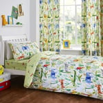 Bedlam - Jungle - Childrens Duvet Cover Set | Single Bed Size | Multicolour