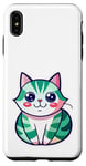 Coque pour iPhone XS Max Joli chat japonais, t-shirt japonais, chat manga