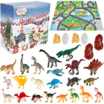 Heta säljande julnedräkning dinosaurie blind box adventskalender Diy Tyrannosaurus set A