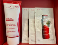 Clarins Body Fit Active Skin Smoothing Expert 100ml & free 3 x 8ml sachets