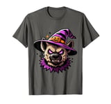 Scary Halloween Hyena Witch Hat Costume Spooky Season T-Shirt