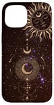 iPhone 15 Sun Moon and Stars Aesthetic Celestial Case