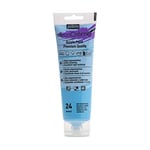 Pébéo Peinture Acrylique Texture Crème pour la Décoration - Finition Mate - 120 ML - Bleu Lumière