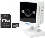 Pack caméra de vidéosurveillance IP744 4MP avec IP,détection de Mouvement + Carte mémoire MicroSD 128 Go avec Adaptateur SD(Q1559)