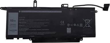 NF2MW Laptop Batterie pour Dell Latitude 7400 2-in-1 Latitude 9410 Series 7146W 085XM8 08W3YY 0C76H7 C76H7 0G8F6M P110G P110G00 7.6V 52Wh 4Cell