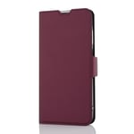 Wave Book Case suojakotelo Samsung Galaxy A25 smoky sangria