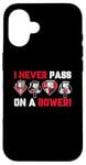 iPhone 16 I Never Pass On A Bower Funny Humor Euchre Card Game Case