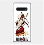 Coque pour Samsung Galaxy S10 Manga Fairy Tail Erza