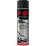 Bombe de peinture - Carrosserie voiture - Racing - Noir brillant - 500ml