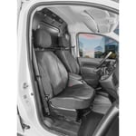 Housse de siège Transporter en simili cuir pour Mercedes-Benz Citan W415, 2 sièges simples avant