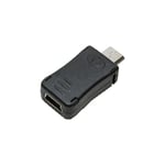 LogiLink AU0010 changeur de genre de câble Micro USB Mini USB Noir - Neuf