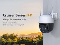 Imou 2K Security Camera Outdoor with AI  Detecion, WiFi Home IP CCTV Camera IP66