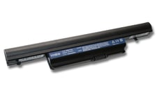 Batterie Li-Ion 4400mAh 11.1V de couleur noire pour ordinateur portable ACER Aspire 5820TG-434G50MI etc. remplace les modèles AS10B31, AS10B41 etc.