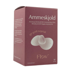 Flow Ammeskjold i silikon, Str. M, 1 par