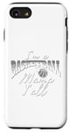 Coque pour iPhone SE (2020) / 7 / 8 Southern Moms Cadeau de basket-ball fantaisie pour femme Gris et blanc