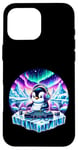 iPhone 16 Pro Max Funny Penguin Dj Headphones Graphic for Men Women Kids Case