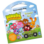 Moshi Monsters Travel Kit - Colouring Book Pad and Pencils Set