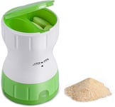 Pill Crusher Grinder - Crushes Small or Large Pills Tablets Vitamins to Fine Pow