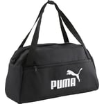 Puma Phase Sports Holdall Black Gym Travel Training Padded Weekender Bag Workout