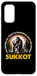 Galaxy S20 Funny Sukkot Bigfoot Disappear into the Woods - Jewish fest Case