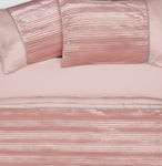 Argos Home Sparkle Velvet Blush Pink Bedding Set - Kingsize Pale